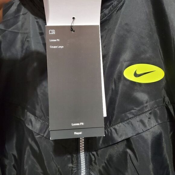 NIKE WOMEN SZ SMALL ICON CLASH WATER REPELLENT RUNNING JACKET BLACK NWT - Picture 6 of 11